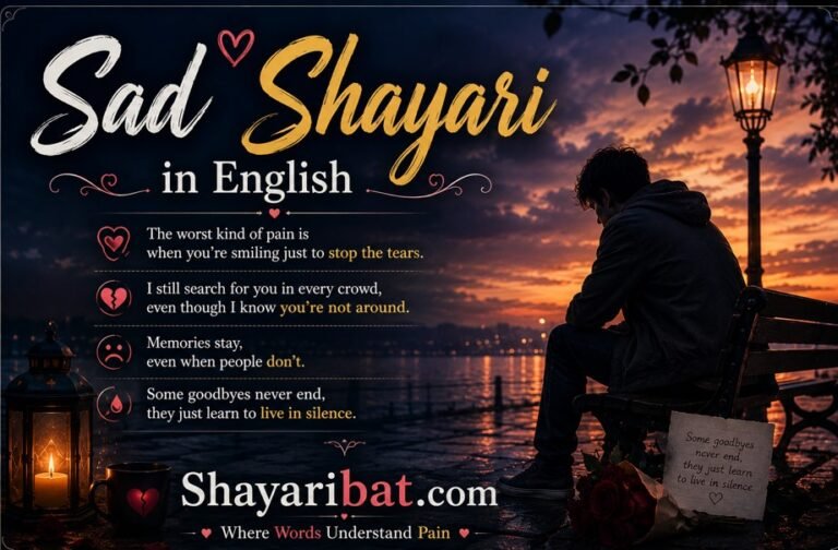 Sad Shayari in English