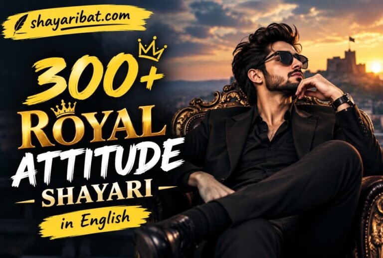 300+ Royal Attitude Shayari in English